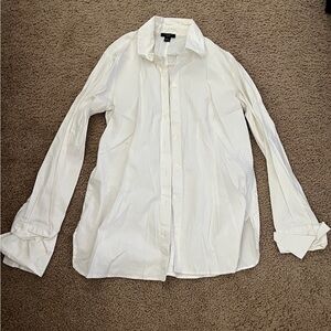 Ann Taylor Crisp White Dress Shirt
